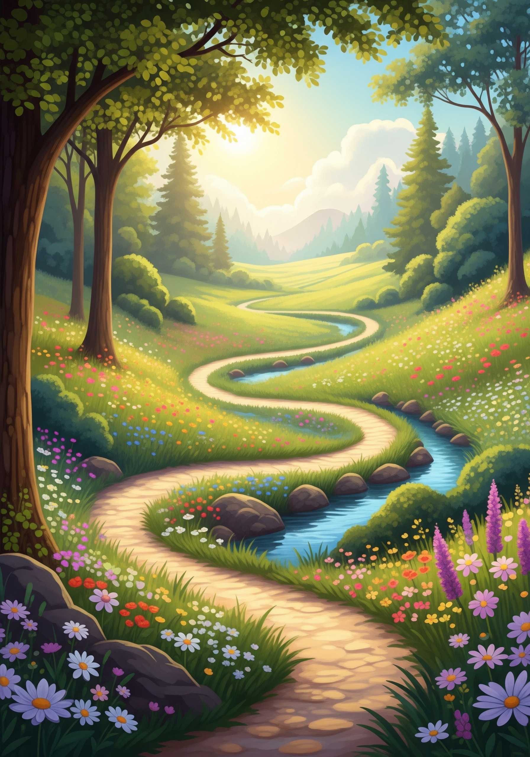 Symbolic image of a personal journey or path